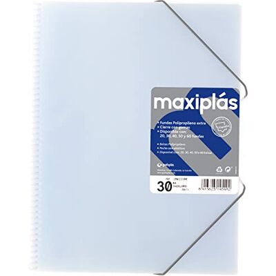 Grafoplás 39833000-mapp 30 spiral A4-fodral med kuvert. Transparent Grafoplás 39833000-mapp 30 spiral A4-fodral med kuvert. Transparent
