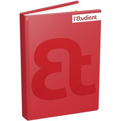 L'ÉTUDIANT L'studiant Manifest Skolkalender augusti 2023 – augusti 2024, dagsplanerare, format 15 x 20 cm, PVC-omslag, vadderad, glänsande, färg röd L'ÉTUDIANT L'studiant Manifest Skolkalender augusti 2023 – augusti 2024, dagsplanerare, format 15 x 20 cm, PVC-omslag, vadderad, glänsande, färg röd