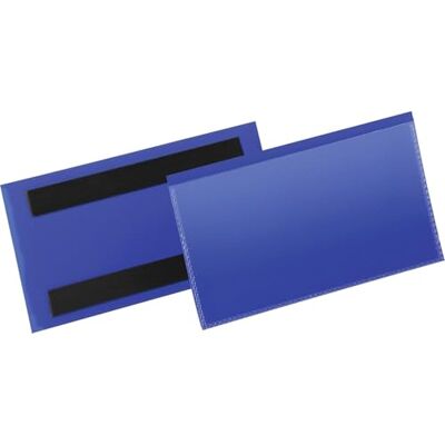Durable 174207 Etiketthållare 150x67 mm magnetisk, mörkblå, 50 stycken Durable 174207 Etiketthållare 150x67 mm magnetisk, mörkblå, 50 stycken