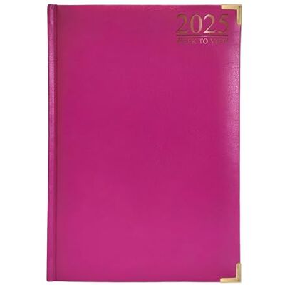 G4GADGET G4 2024 lila A4 veckodagbok inbunden omslag 80 GSM papper för företagskontor och hem G4GADGET G4 2024 lila A4 veckodagbok inbunden omslag 80 GSM papper för företagskontor och hem