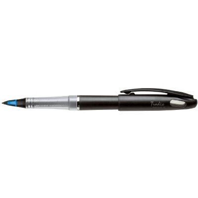 Pentel Tradio fontän påfyllningsbar blå bläckpenna – svart fat (paket med 12) Pentel Tradio fontän påfyllningsbar blå bläckpenna – svart fat (paket med 12)