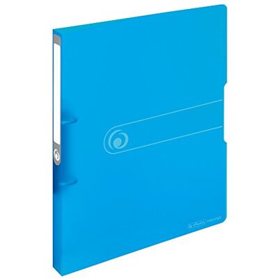 herlitz Segregator A4 PP 2R 1,6 cm niebieski transparentny herlitz Segregator A4 PP 2R 1,6 cm niebieski transparentny
