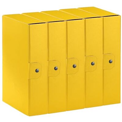 Esselte C28 EUROBOX 25 x 35 cm, rygg 8 cm, gul, 5-pack, 390328090 Esselte C28 EUROBOX 25 x 35 cm, rygg 8 cm, gul, 5-pack, 390328090