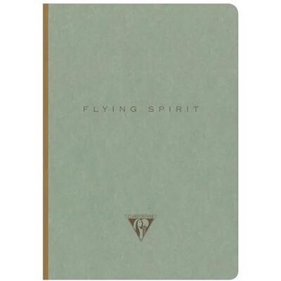 Clairefontaine 107546C Flying Spirit Green carnet brochure cousue 14,8x21cm 192p ligné motifs assortis papier ivoire 90g Clairefontaine 107546C Flying Spirit Green carnet brochure cousue 14,8x21cm 192p ligné motifs assortis papier ivoire 90g