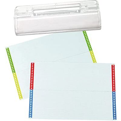 Grafoplás 16500. 10 Visorer Cutting + 10 pappersremsor för hängande mappar, Multifärg, 30 Grafoplás 16500. 10 Visorer Cutting + 10 pappersremsor för hängande mappar, Multifärg, 30