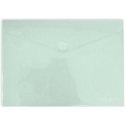 Grafoplás Förpackning med 5 plastkuvert A3 Kardborreförslutning Mintgrön Multiline 33,5 x 24 cm Genomskinligt randigt polypropen glas Perfekt för ritningar och stora dokument Grafoplás Förpackning med 5 plastkuvert A3 Kardborreförslutning Mintgrön Multiline 33,5 x 24 cm Genomskinligt randigt polypropen glas Perfekt för ritningar och stora dokument