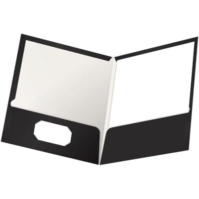 Oxford 51706EE 25 st laminerade mappar med dubbla fickor bokstavsformat svart kapacitet 100 ark Oxford 51706EE 25 st laminerade mappar med dubbla fickor bokstavsformat svart kapacitet 100 ark
