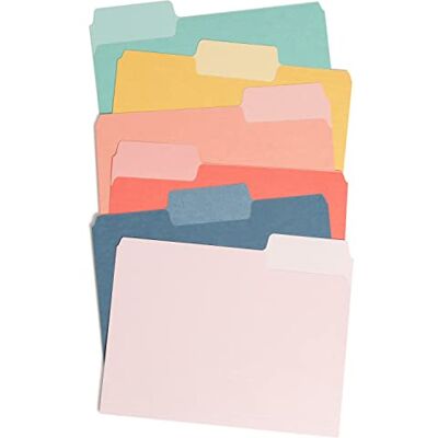 U Brands arkivmappar, kontorsmaterial, med Super Tabs, FSC-certifierad, 48 stycken U Brands arkivmappar, kontorsmaterial, med Super Tabs, FSC-certifierad, 48 stycken