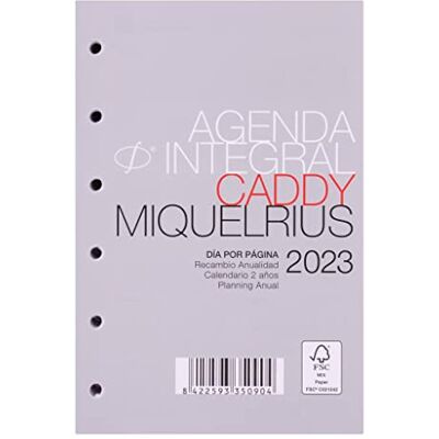 Miquelrius Ersättning dagordning ringar 12 månader (Januari 2023 December 2023) Dag för sida Caddy storlek 120 x 80 mm (ca A7) Svenska Miquelrius Ersättning dagordning ringar 12 månader (Januari 2023 December 2023) Dag för sida Caddy storlek 120 x 80 mm (ca A7) Svenska