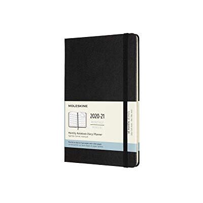 Moleskine 18 MND Agenda 2020/21 Maandelijks Large (13x21 cm) Zwart Harde Kaft Moleskine 18 MND Agenda 2020/21 Maandelijks Large (13x21 cm) Zwart Harde Kaft