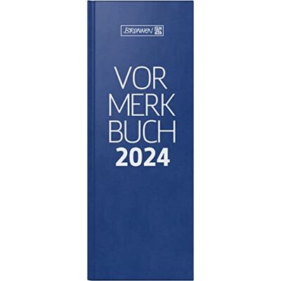 BRUNNEN Dagkalender modell 786 2024 2 sidor = 1 dag bladstorlek 11 x 29,7 cm blå BRUNNEN Dagkalender modell 786 2024 2 sidor = 1 dag bladstorlek 11 x 29,7 cm blå