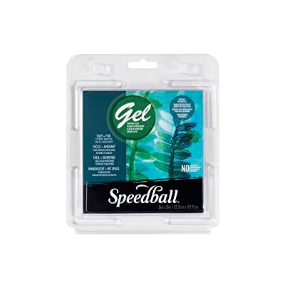 Speedball Unbekannt 5 x 5 geltryckstallrik, 12,7 x 12,7 cm. Speedball Unbekannt 5 x 5 geltryckstallrik, 12,7 x 12,7 cm.