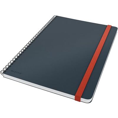 Leitz Notebook Cosy WB, storlek L, linjerad, sammet grå Leitz Notebook Cosy WB, storlek L, linjerad, sammet grå