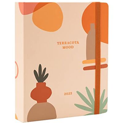 Kokonote Planerare 2023, Terracota Mood Premium möteskalender 2023, veckoplanerare för en bra tidmanagament, en kalender för din rutin, personlig arrangör Kokonote Planerare 2023, Terracota Mood Premium möteskalender 2023, veckoplanerare för en bra tidmanagament, en kalender för din rutin, personlig arrangör