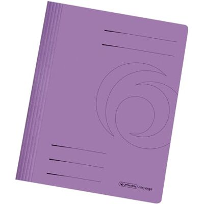 herlitz A4 Manilla hopfällbar platt fil – violett (paket med 10) herlitz A4 Manilla hopfällbar platt fil – violett (paket med 10)
