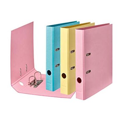 FALKEN Original förpackning med 10 veganska mappar Pure Pastel. Tillverkad i Tyskland. 5 cm bred DIN A4 i olika färger (Sky_Blue, Vanilla_Yellow, Flamingo_Pink) Mapp brevmapp Kontorsmapp Pappmapp FALKEN Original förpackning med 10 veganska mappar Pure Pastel. Tillverkad i Tyskland. 5 cm bred DIN A4 i olika färger (Sky_Blue, Vanilla_Yellow, Flamingo_Pink) Mapp brevmapp Kontorsmapp Pappmapp