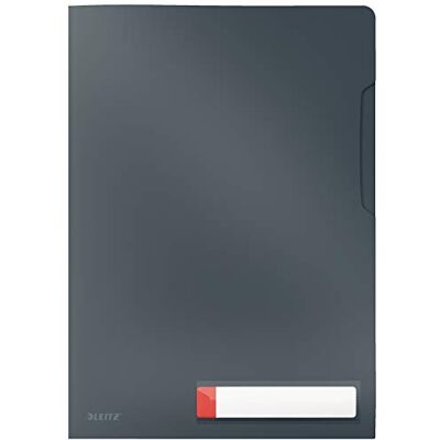 Leitz Privatmapp mysig A4 PP 200µ, 3 st, sammet grå Leitz Privatmapp mysig A4 PP 200µ, 3 st, sammet grå