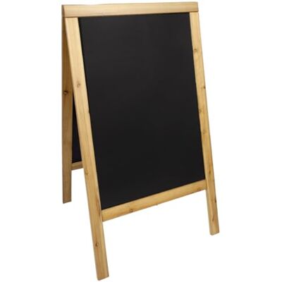 Securit SBSW-TE-120 smörgås trottoar krittavla lackerad teakfinish, 125 x 70 x 5 cm, flerfärgad, 120 cm Securit SBSW-TE-120 smörgås trottoar krittavla lackerad teakfinish, 125 x 70 x 5 cm, flerfärgad, 120 cm