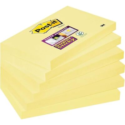 Post-it 6556SY Självhäftande Lappar, 76 x 127 mm, Gul Post-it 6556SY Självhäftande Lappar, 76 x 127 mm, Gul