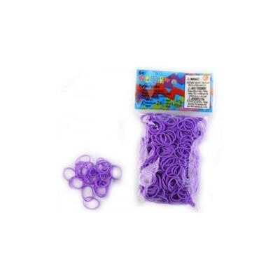 Rainbow Loom Gummiband, regnbågsfodral, violett Rainbow Loom Gummiband, regnbågsfodral, violett