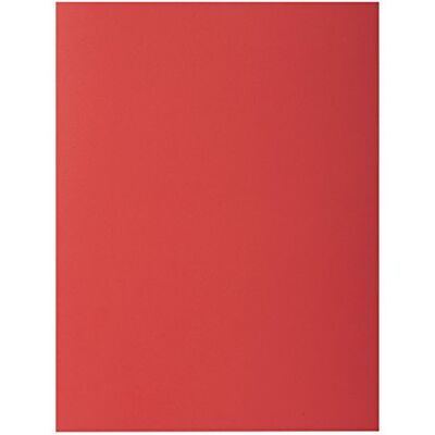 Exacompta Ref 800012E Förpackning med 100 färgglada ROCK''S 80 g/m2 undermappar PEFC™-certifierade undermappar storlek 22 x 31 cm för A4-format färg röd Exacompta Ref 800012E Förpackning med 100 färgglada ROCK''S 80 g/m2 undermappar PEFC™-certifierade undermappar storlek 22 x 31 cm för A4-format färg röd