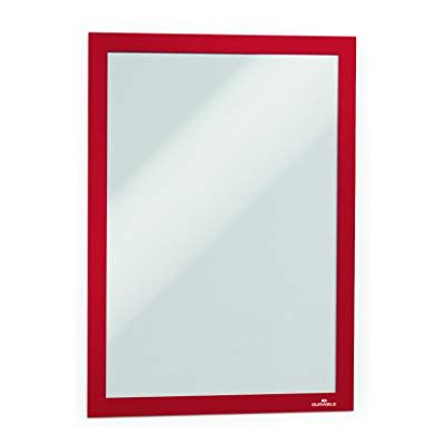 Durable 489903 inforam Duraframe® A4, självhäftande magnetram, 1-pack, röd Durable 489903 inforam Duraframe® A4, självhäftande magnetram, 1-pack, röd