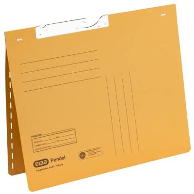 Elba 100560101 pendelhäftapparat 50-pack kommersiell häftning och stansning av 320 g/m² manila-kartong gul Elba 100560101 pendelhäftapparat 50-pack kommersiell häftning och stansning av 320 g/m² manila-kartong gul