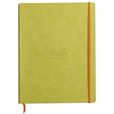 Rhodia Anteckningsbok, A4+, fodrad – anisgrön Rhodia Anteckningsbok, A4+, fodrad – anisgrön