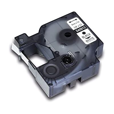 Kangaro Bandkassett kompatibel Dymo 40913 svart/vit 9 mm x 7 m Kangaro Bandkassett kompatibel Dymo 40913 svart/vit 9 mm x 7 m