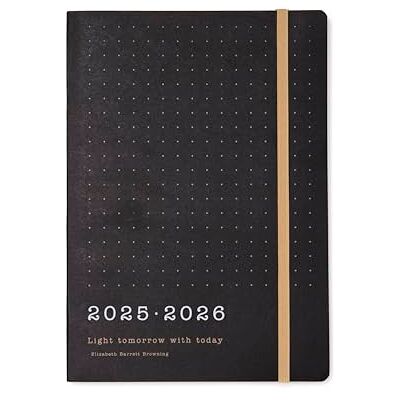 Letts of London Eco Writers citat A5 akademisk 2025/2026 veckodagbok Black Kraft 26-031475 Letts of London Eco Writers citat A5 akademisk 2025/2026 veckodagbok Black Kraft 26-031475