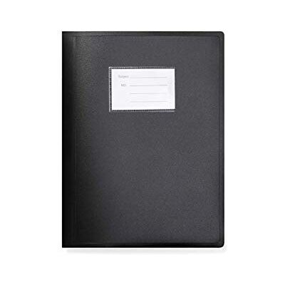 ARPAN svart A4 visningsbok mapp flexibel skydd portfölj – 104 fickor 208/sidor ARPAN svart A4 visningsbok mapp flexibel skydd portfölj – 104 fickor 208/sidor