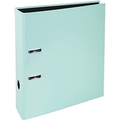 Exacompta Ref. 53568E kartong med 10 hävstångsmappar A4 Prem'Touch AQUAREL 80 mm bak mekanisk 80 mm yttermått: 32 x 28,5 x 8 cm A4-format för arkivering pastellgrön Exacompta Ref. 53568E kartong med 10 hävstångsmappar A4 Prem'Touch AQUAREL 80 mm bak mekanisk 80 mm yttermått: 32 x 28,5 x 8 cm A4-format för arkivering pastellgrön