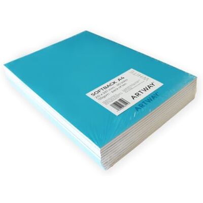 Artway A4 Skissbok, Blått Omslag, 135g/m² Ritpapper, 10-pack 20 blad (40 sidor) För Skiss, Teckning & Illustration, Häftad, Syrafritt Artway A4 Skissbok, Blått Omslag, 135g/m² Ritpapper, 10-pack 20 blad (40 sidor) För Skiss, Teckning & Illustration, Häftad, Syrafritt