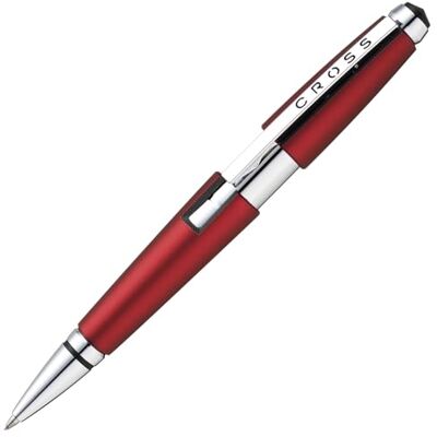 Cross Edge Rollerball (linjebredd M, skrivfärg: svart, påfyllningsbar) röd Cross Edge Rollerball (linjebredd M, skrivfärg: svart, påfyllningsbar) röd