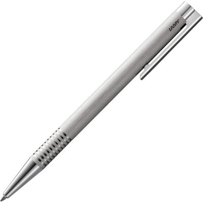Lamy logotyp borstad – kulspetspenna i ett elegant och robust fodral i rostfritt stål – linjebredd M – inklusive påfyllning med stor kapacitet M 40 cm svart Lamy logotyp borstad – kulspetspenna i ett elegant och robust fodral i rostfritt stål – linjebredd M – inklusive påfyllning med stor kapacitet M 40 cm svart