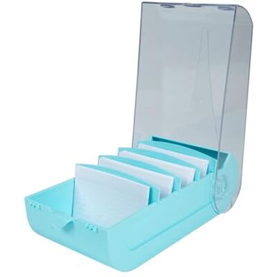 Exacompta Ref. 5346323D kartong med 8 inlärningslådor Bunnybox A7 Aquarel mått 25 x 13,2 x 8,5 cm pastellgrön/kristallfärg kapacitet upp till 900 kort i A7-format Exacompta Ref. 5346323D kartong med 8 inlärningslådor Bunnybox A7 Aquarel mått 25 x 13,2 x 8,5 cm pastellgrön/kristallfärg kapacitet upp till 900 kort i A7-format