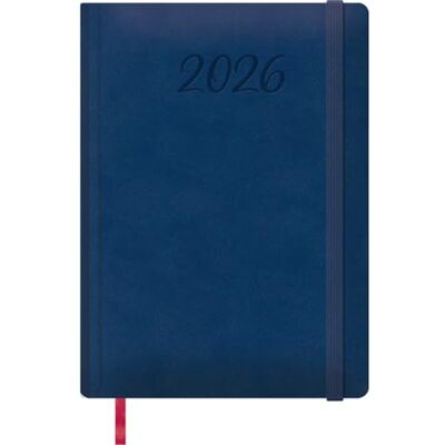 DOHE Agenda 2024 Dag Sida Storlek: 17x24 cm 336 sidor Sömnad bindning Inbunden Färg Blå Manau-modell DOHE Agenda 2024 Dag Sida Storlek: 17x24 cm 336 sidor Sömnad bindning Inbunden Färg Blå Manau-modell