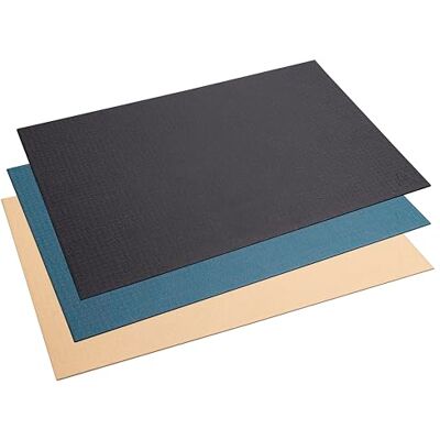 Exacompta Ref. 60600D Set med 8 st skrivbordsunderlägg i hård kartong kompatibel med optiska och lasermöss brett format med kort djup (57,5 x 37,5 cm) Exacompta Ref. 60600D Set med 8 st skrivbordsunderlägg i hård kartong kompatibel med optiska och lasermöss brett format med kort djup (57,5 x 37,5 cm)