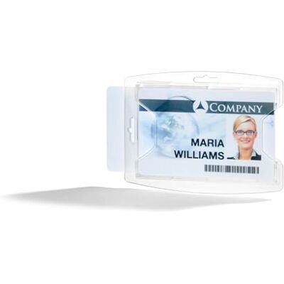 Durable ID-korthållare reXycle® för 2 kort, korthållare av 70% återvunnen PP, 10 stycken, transparent, 895219 Durable ID-korthållare reXycle® för 2 kort, korthållare av 70% återvunnen PP, 10 stycken, transparent, 895219