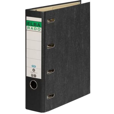 Elba 10409SW Rado dubbel mapp A4 svart Elba 10409SW Rado dubbel mapp A4 svart