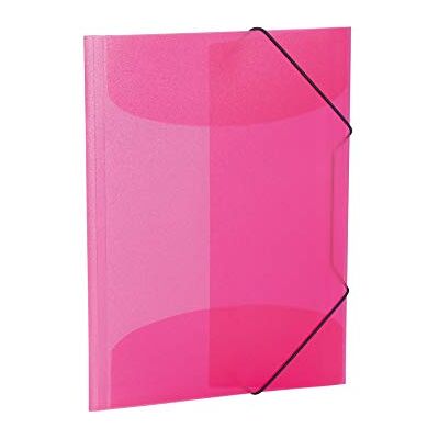 HERMA 19517 A3 genomskinlig rosa, uppsättning av 3, robust plast, tvättbar, hållbar, organisationsmapp med innerfack och elastiskt band, dokumentmapp för barn, pojkar, flickor HERMA 19517 A3 genomskinlig rosa, uppsättning av 3, robust plast, tvättbar, hållbar, organisationsmapp med innerfack och elastiskt band, dokumentmapp för barn, pojkar, flickor