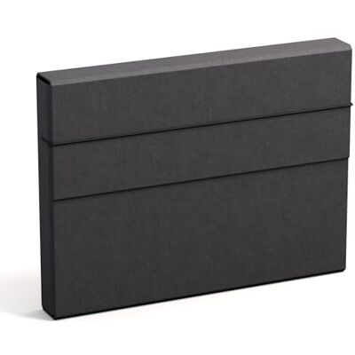 Bigso Box of Sweden BIGSO OLOF A4-mapp med gummiband – mapp av fiberskiva och papper i linnelook – extra rymlig samlarmapp för dokument, mappar, dokument etc. – svart Bigso Box of Sweden BIGSO OLOF A4-mapp med gummiband – mapp av fiberskiva och papper i linnelook – extra rymlig samlarmapp för dokument, mappar, dokument etc. – svart