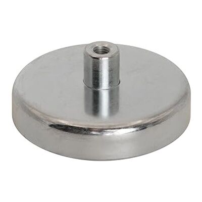 first4magnets Ferritkruka magnet med M5 inre tråd för konst, hantverk, modelltillverkning, gör-det-själv och hobbyer – 50 mm diameter x 10 mm tjock – 22,5 kg drag first4magnets Ferritkruka magnet med M5 inre tråd för konst, hantverk, modelltillverkning, gör-det-själv och hobbyer – 50 mm diameter x 10 mm tjock – 22,5 kg drag