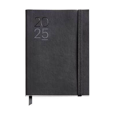 Miquelrius Agenda 2025, årlig dagbok 122 x 168 mm, veckovisningskalender, flexibelt omslag liknande insytt läder, papper 80 g/m², katalanska, engelska och portugisiska Miquelrius Agenda 2025, årlig dagbok 122 x 168 mm, veckovisningskalender, flexibelt omslag liknande insytt läder, papper 80 g/m², katalanska, engelska och portugisiska