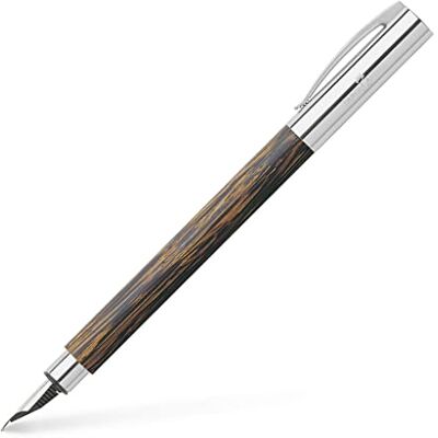 Faber-Castell 148172 – reservoarpenna AMBITION Cocos, fjäderbredd EF, inkl. presentförpackning och omvandlare Faber-Castell 148172 – reservoarpenna AMBITION Cocos, fjäderbredd EF, inkl. presentförpackning och omvandlare