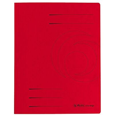 herlitz 10902898 A4 kvalitet, röd, kommersiell och myndighetshäftning, 25 stycken herlitz 10902898 A4 kvalitet, röd, kommersiell och myndighetshäftning, 25 stycken