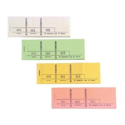 Exacompta Blocs passe-partout 3 volets 4,8x15cm 100 feuillets Exacompta Blocs passe-partout 3 volets 4,8x15cm 100 feuillets