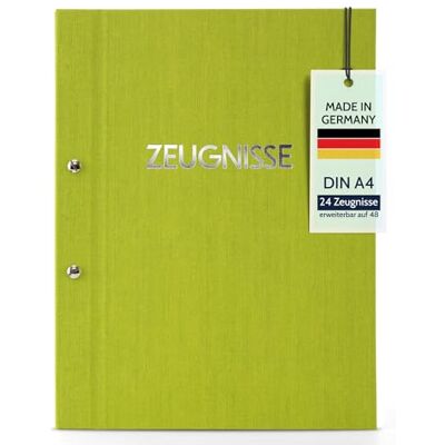goldbuch 36005 certifikatmapp Colours, certifikatmapp DIN A4, dokumentmapp med skruvlock och 12 genomskinliga fickor, utbyggbar mapp pärm omslag i linneutseende, orgamappe grön, 31 x 24 cm goldbuch 36005 certifikatmapp Colours, certifikatmapp DIN A4, dokumentmapp med skruvlock och 12 genomskinliga fickor, utbyggbar mapp pärm omslag i linneutseende, orgamappe grön, 31 x 24 cm
