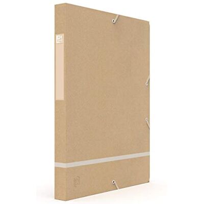 Oxford Touareg arkiveringslåda 24 x 32 cm rygg 25 mm med elastiskt återvunnet kort omslag kraftfärg och frostat vit Oxford Touareg arkiveringslåda 24 x 32 cm rygg 25 mm med elastiskt återvunnet kort omslag kraftfärg och frostat vit