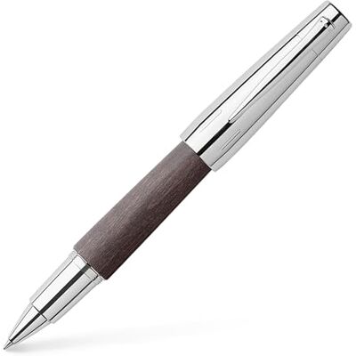 Faber-Castell 148225 – kulspetspenna e-motion trä, svart, linjebredd 0,5 mm, påfyllning, svart, inkl. presentförpackning Faber-Castell 148225 – kulspetspenna e-motion trä, svart, linjebredd 0,5 mm, påfyllning, svart, inkl. presentförpackning